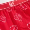 Kinder-Pyjama-Shorts aus recyceltem Flanell