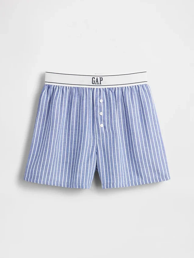 Kinder-Pyjama-Shorts aus recyceltem Flanell