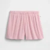 Kinder-Pyjama-Shorts aus recyceltem Pointelle-Jersey