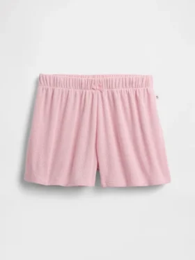 Kinder-Pyjama-Shorts aus recyceltem Pointelle-Jersey