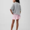 Kinder-Pyjama-Shorts aus recyceltem Pointelle-Jersey