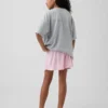 Kinder-Pyjama-Shorts aus recyceltem Pointelle-Jersey