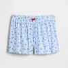 Kinder-Pyjama-Shorts aus recyceltem Rippstrick