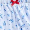Kinder-Pyjama-Shorts aus recyceltem Rippstrick