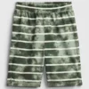 Kinder-Pyjama-Shorts aus recyceltem Stoff mit Tie-Dye-Streifen