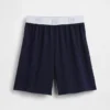 Kinder-Pyjama-Shorts mit recyceltem Logo