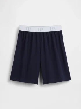 Kinder-Pyjama-Shorts mit recyceltem Logo