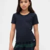 Kinder-Pyjama-T-Shirt aus recyceltem Pointelle-Stoff