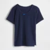 Kinder-Pyjama-T-Shirt aus recyceltem Pointelle-Stoff