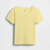 Kinder-Pyjama-T-Shirt aus recyceltem Pointelle-Stoff