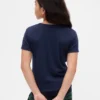 Kinder-Pyjama-T-Shirt aus recyceltem Pointelle-Stoff