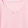 Kinder-Pyjama-T-Shirt aus recyceltem Pointelle-Stoff