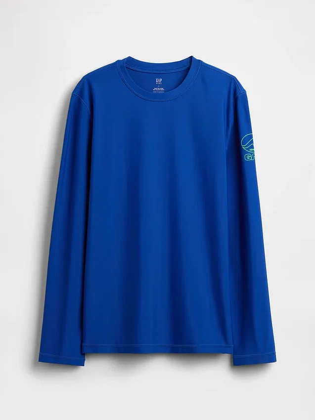 Kinder-Rashguard mit Logo