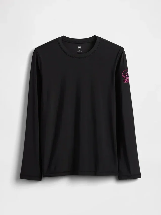 Kinder-Rashguard mit Logo