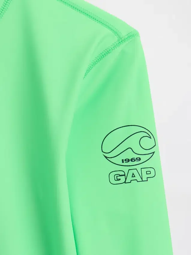Kinder-Rashguard mit Logo