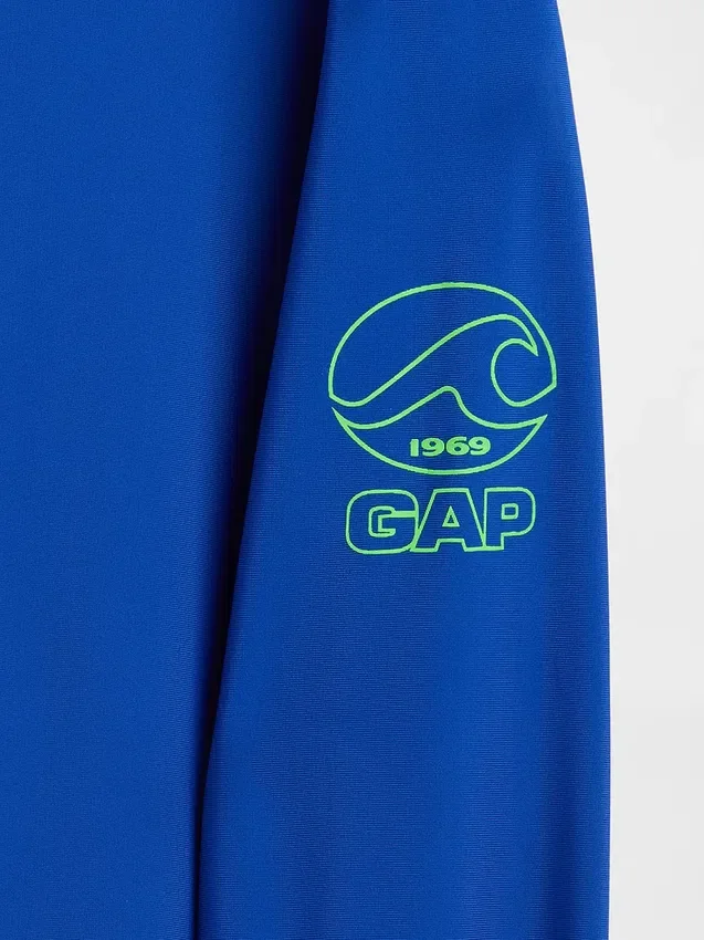 Kinder-Rashguard mit Logo