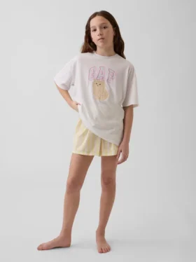 Kinder-Recycled Popeline-Shorts