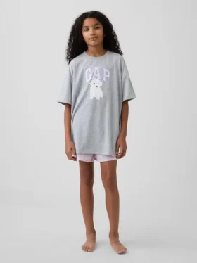 Kinder-Recycled Popeline-Shorts