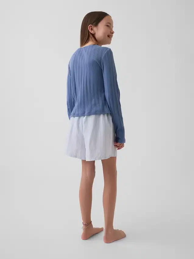 Kinder-Recycled Popeline-Shorts
