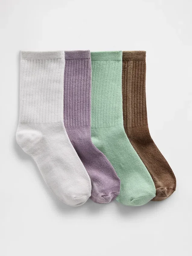 Kinder-Ripp-Socken (4er-Pack)