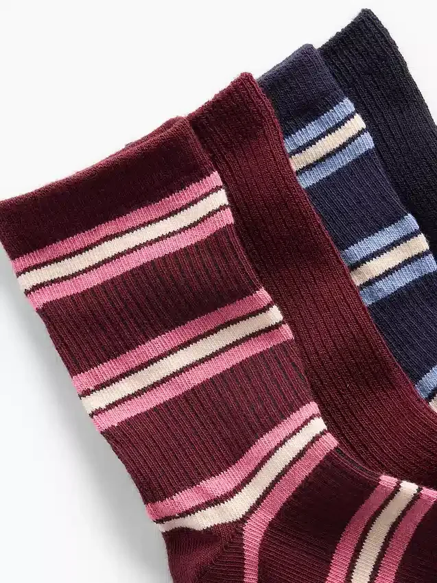 Kinder-Ripp-Socken (4er-Pack)