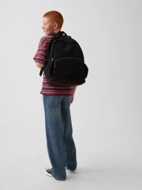 Kinder-Rucksack aus Denim und Cord