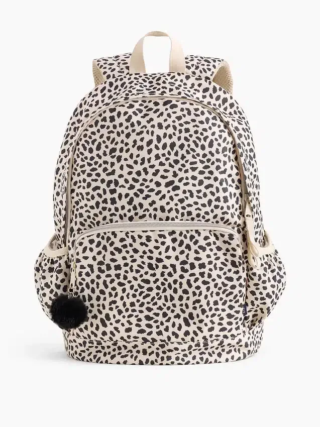 Kinder-Rucksack mit Leopardenmuster