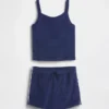 Kinder-Set aus Frottee-Skort