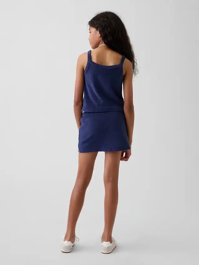 Kinder-Set aus Frottee-Skort