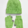 Kinder-Set aus Mütze und Handschuhen