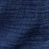 Kinder-Shorts aus Baumwollgaze-Denim mit Rüschen