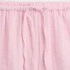 Kinder-Shorts aus Baumwollgaze mit Rüschen