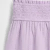 Kinder-Shorts aus Baumwollgaze mit Schmetterlingssaum
