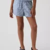 Kinder-Shorts aus Leinen-Baumwolle mit Gingham-Muster