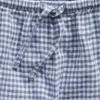 Kinder-Shorts aus Leinen-Baumwolle mit Gingham-Muster