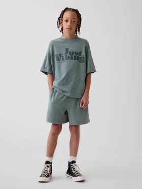 Kinder-Shorts aus schwerem Stoff