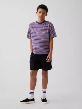 Kinder-Shorts in lockerer Passform mit Schnell-Trocken-Funktion