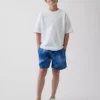 Kinder-Shorts in lockerer Passform mit Schnell-Trocken-Funktion