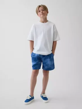 Kinder-Shorts in lockerer Passform mit Schnell-Trocken-Funktion