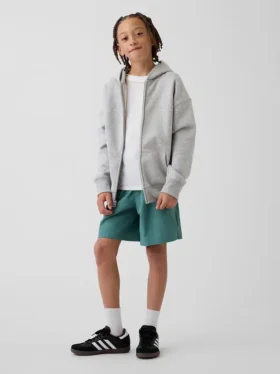 Kinder-Shorts in lockerer Passform mit Schnell-Trocken-Funktion