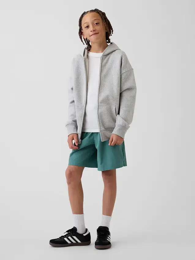 Kinder-Shorts in lockerer Passform mit Schnell-Trocken-Funktion