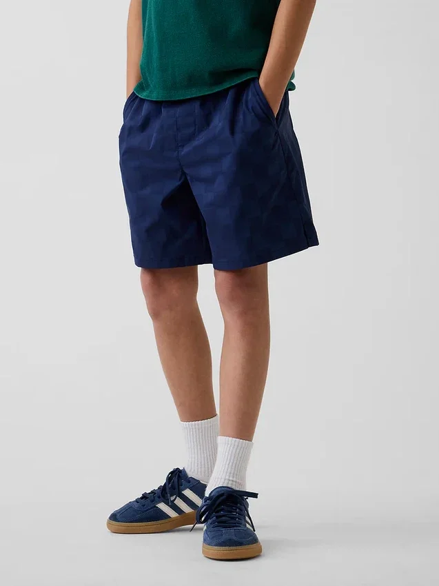 Kinder-Shorts in lockerer Passform mit Schnell-Trocken-Funktion