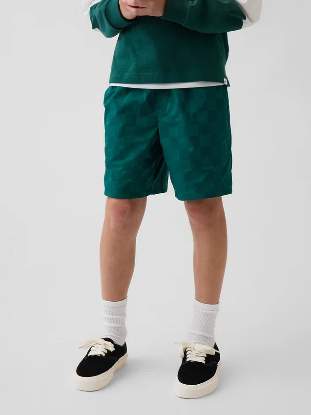 Kinder-Shorts in lockerer Passform mit Schnell-Trocken-Funktion