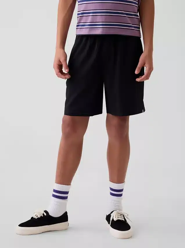 Kinder-Shorts in lockerer Passform mit Schnell-Trocken-Funktion