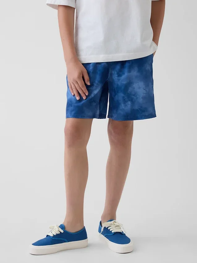 Kinder-Shorts in lockerer Passform mit Schnell-Trocken-Funktion