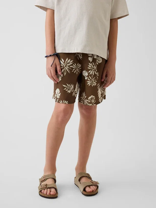 Kinder-Shorts in lockerer Passform mit Schnell-Trocken-Funktion
