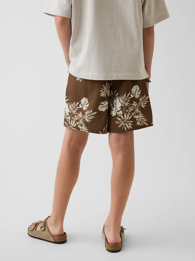 Kinder-Shorts in lockerer Passform mit Schnell-Trocken-Funktion
