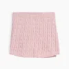 Kinder-Skort aus Zopfmuster-Pullover
