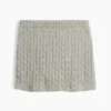 Kinder-Skort aus Zopfmuster-Pullover