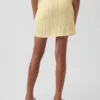 Kinder-Skort aus Zopfmuster-Pullover